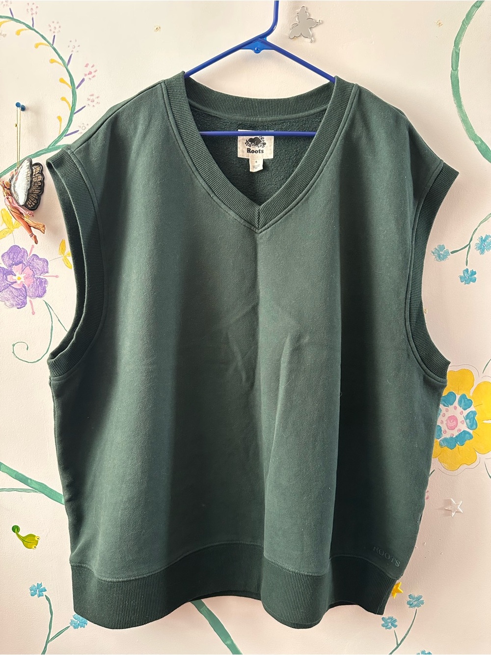 Roots Green Sweater Vest